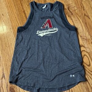 Under Armour Gray Arizona Diamondbacks Tank Top